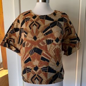 Boxy Tapestry Top by Dolan for Anthro Sz L